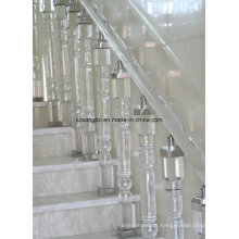 Vidro vidro corrimão escada/vidro decoração/vidro pilar